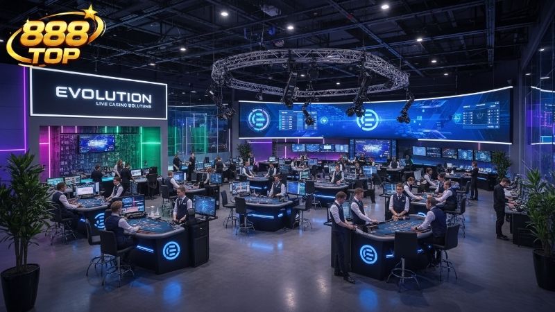 Evolution Gaming 888TOP: Sảnh Casino Trực Tuyến Đẳng Cấp 3 Evolution Gaming 888TOP - Biểu tượng của sự chuyên nghiệp và đẳng cấp